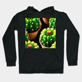 Just a Cactus Pattern Hoodie